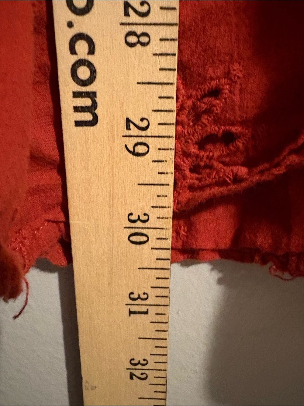 entro Rust Eyelet Ruffle Sleeve Mini Dress - Picture 12 of 13